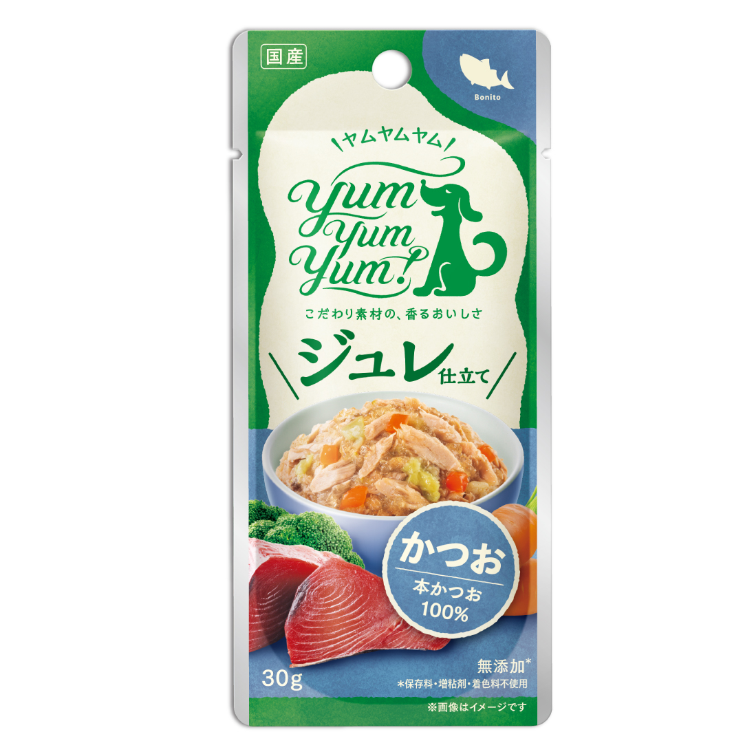 yum yum yum!ジュレ仕立て かつお 30g/袋