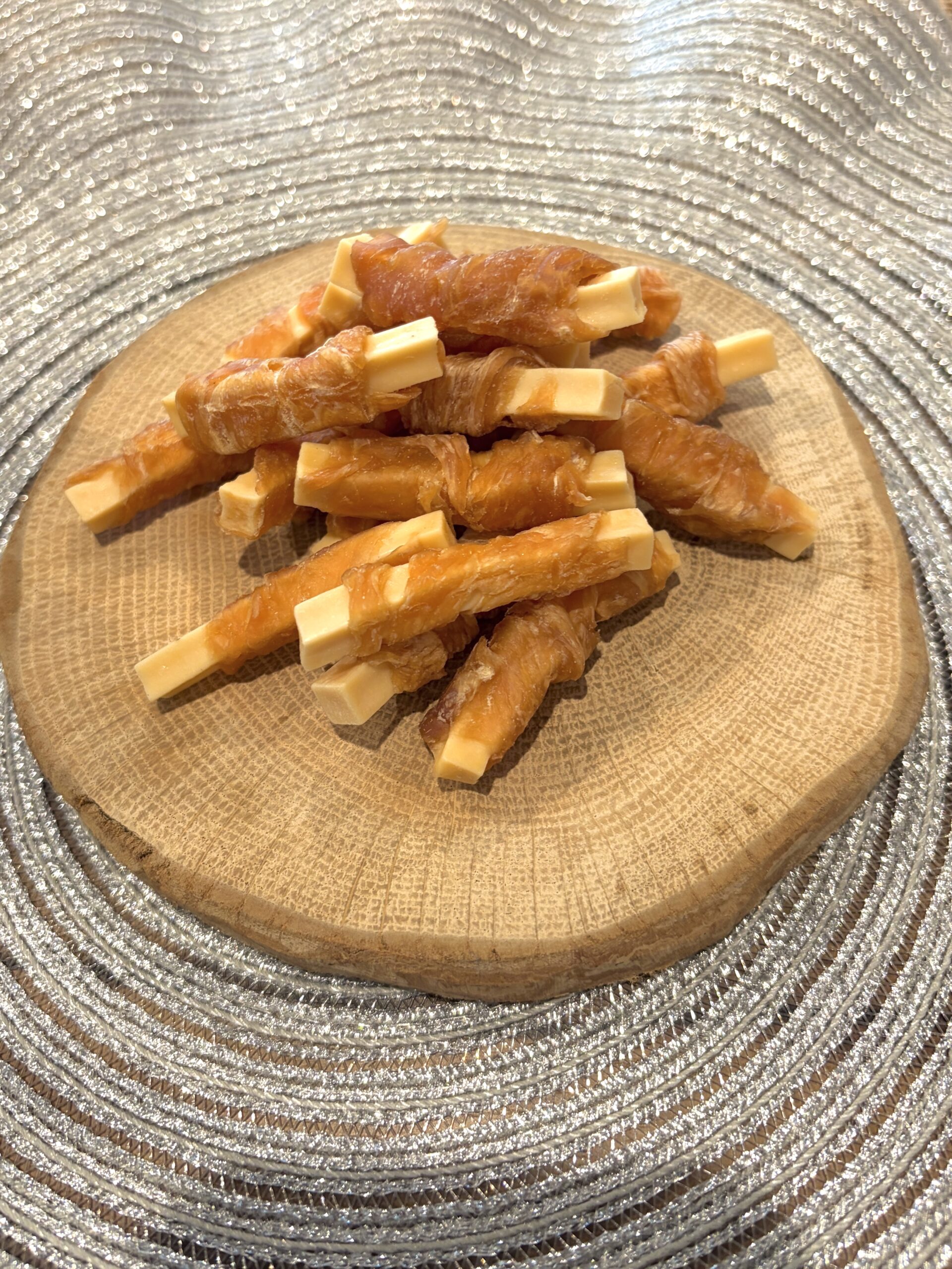 【鶏、チーズ】　無添加おやつ　ささみ巻きチーズ